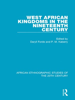 cover image of West African Kingdoms in the Nineteenth Century
